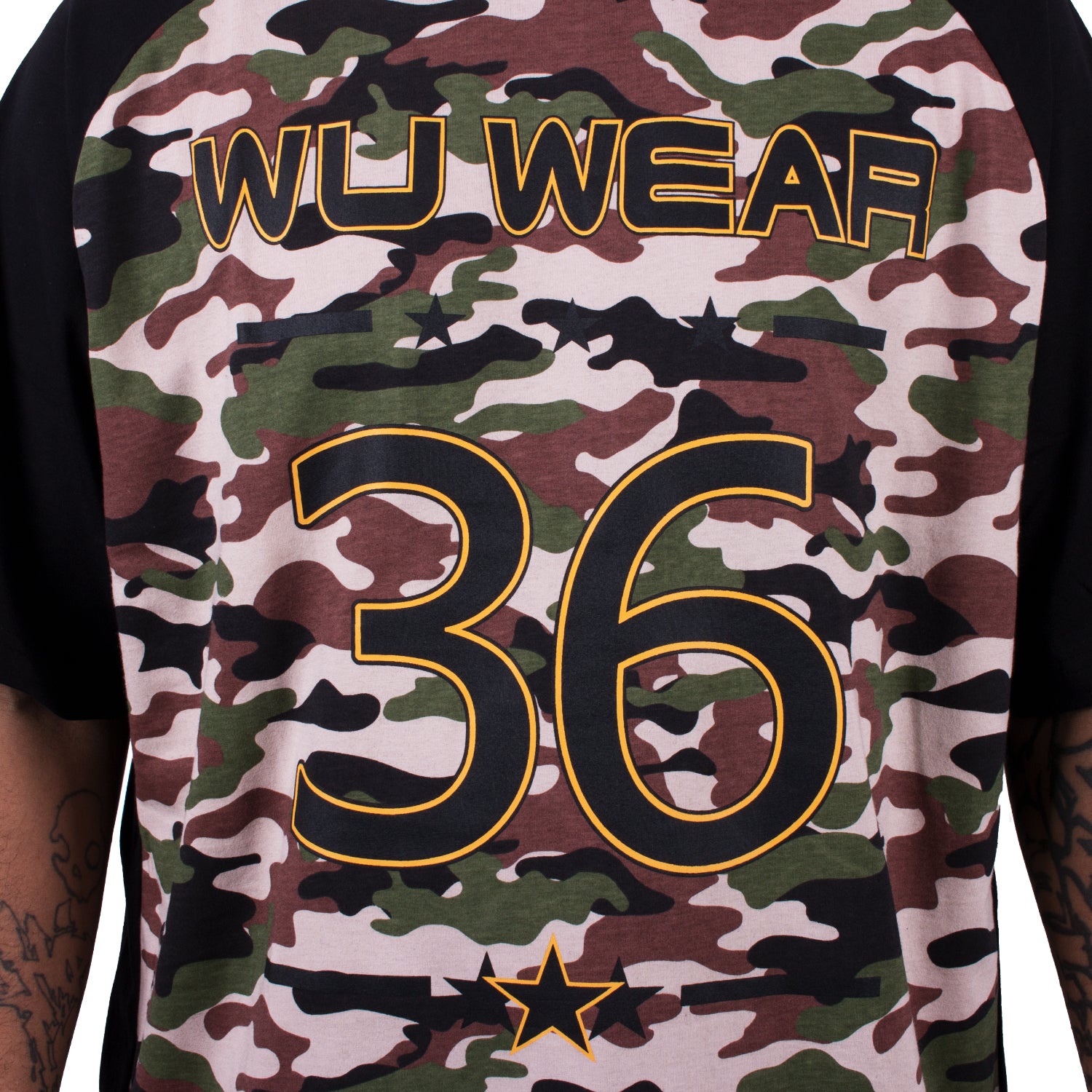 Wu Wear - Wu 2 Tone Camo Reglan T-Shirt - Wu-Tang Clan