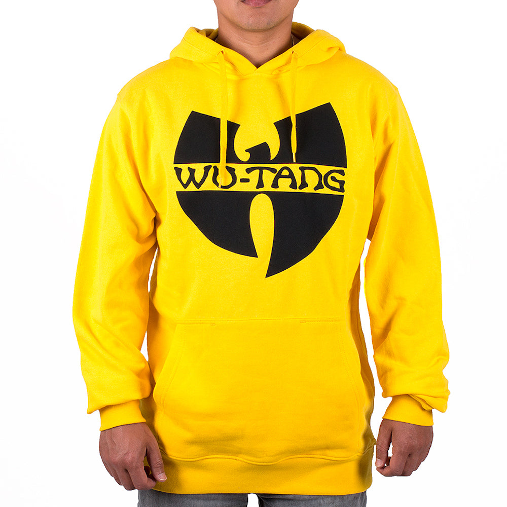 Sweat à Capuche Officiel Wu-Tang Clan - Logo Industriel, Coton Pré-Rétréci, Coupe Classique