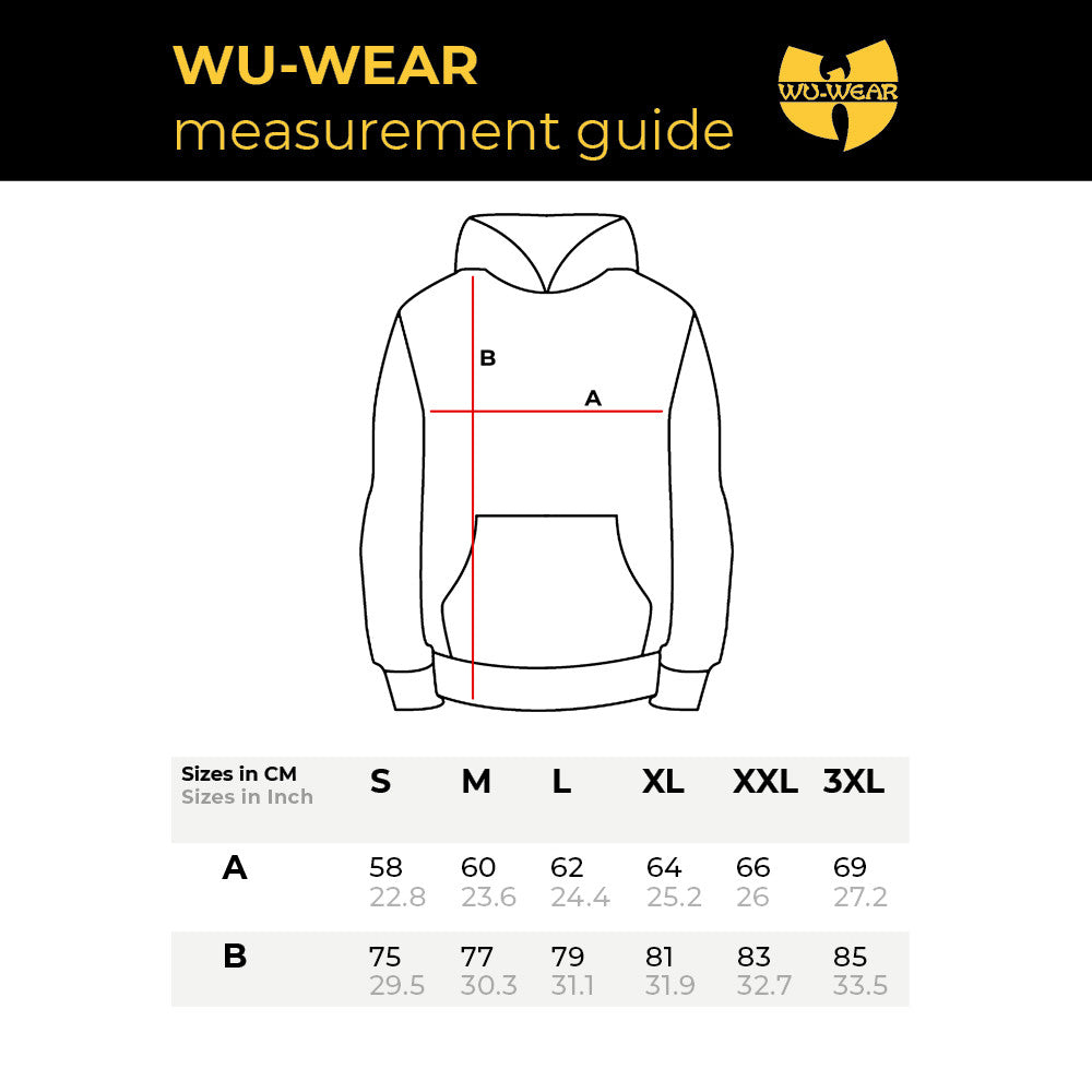WU-WEAR - Wu 36 Block Hoodie - Wu Tang Clan