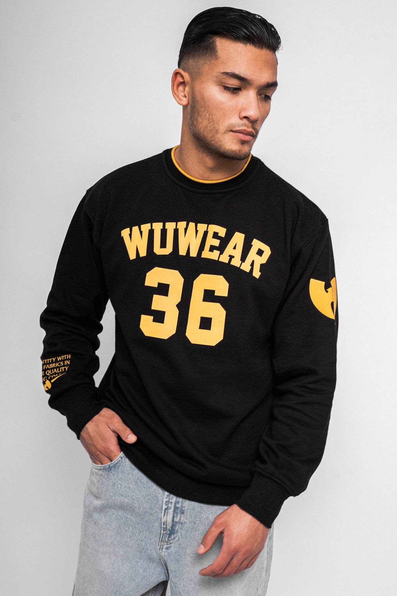 WU-WEAR - Wu 36 Block Crewneck Sweater - Wu Tang Clan