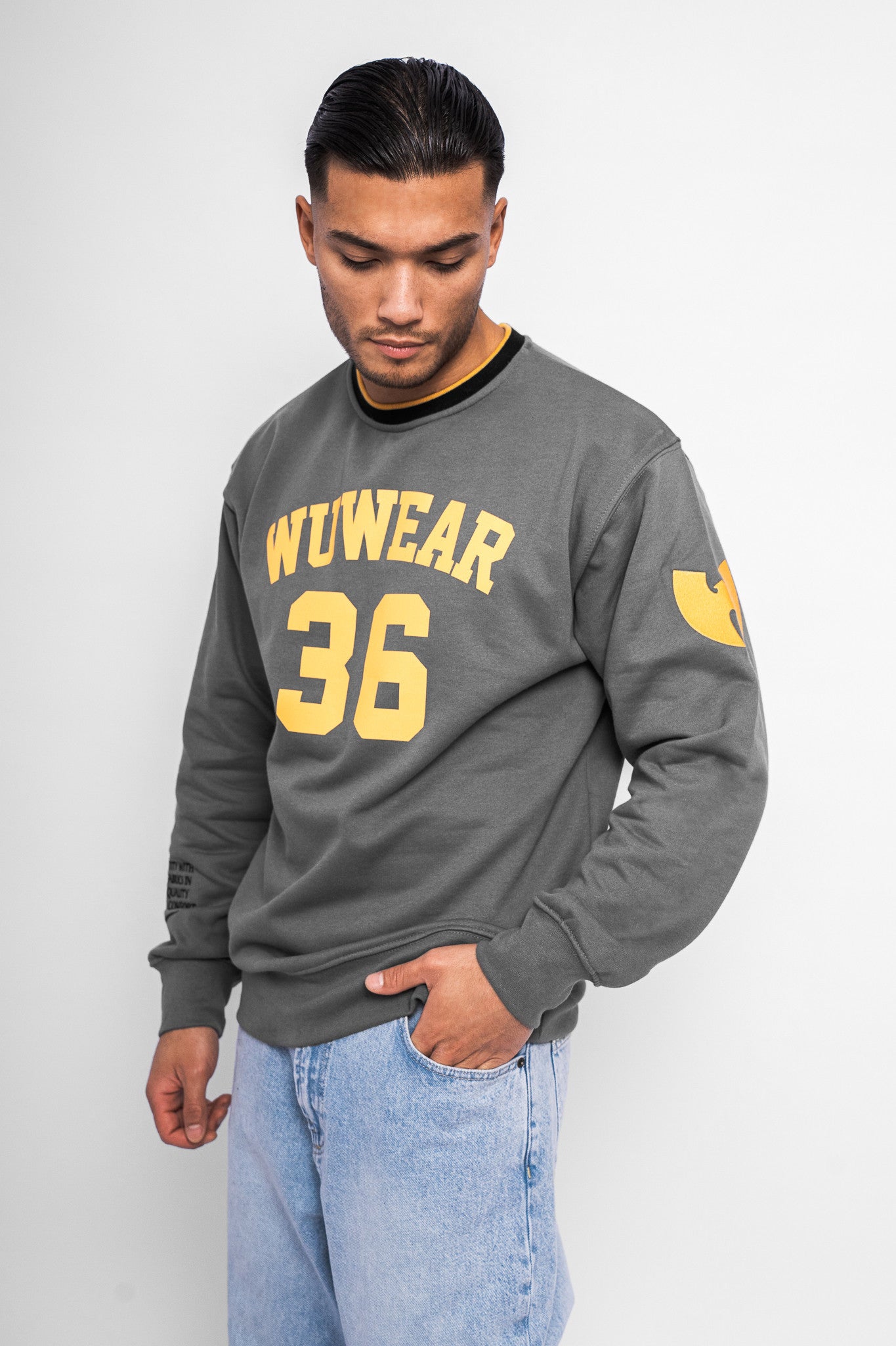 WU-WEAR - Wu 36 Block Crewneck Sweater - Wu Tang Clan