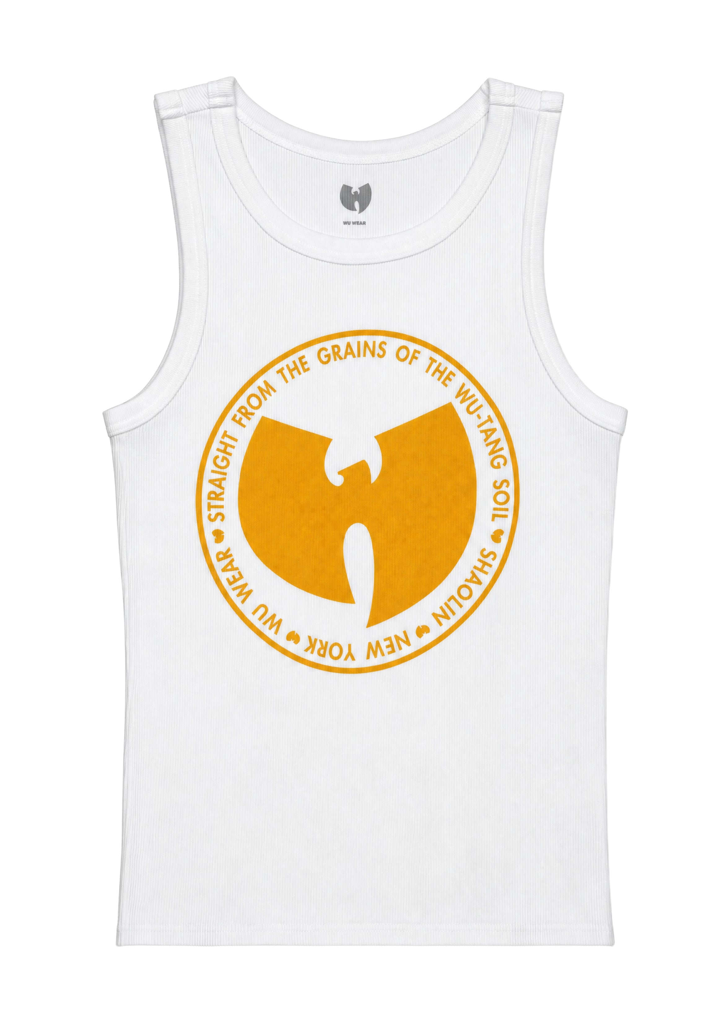 WuWear nan in Weiß (Logo gelb)