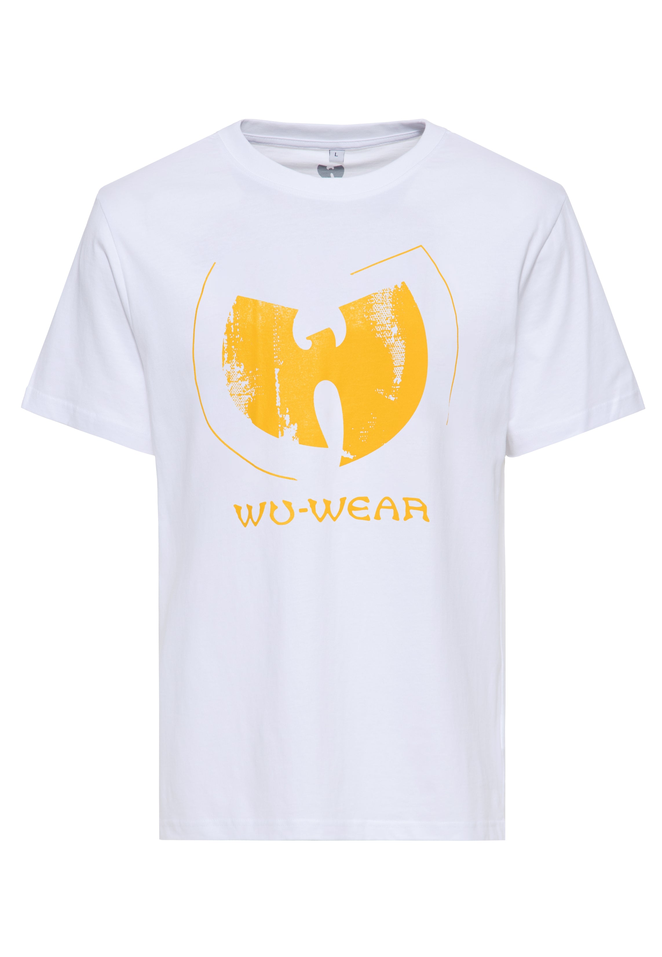 WuWear nan in Weiß (Logo gelb)