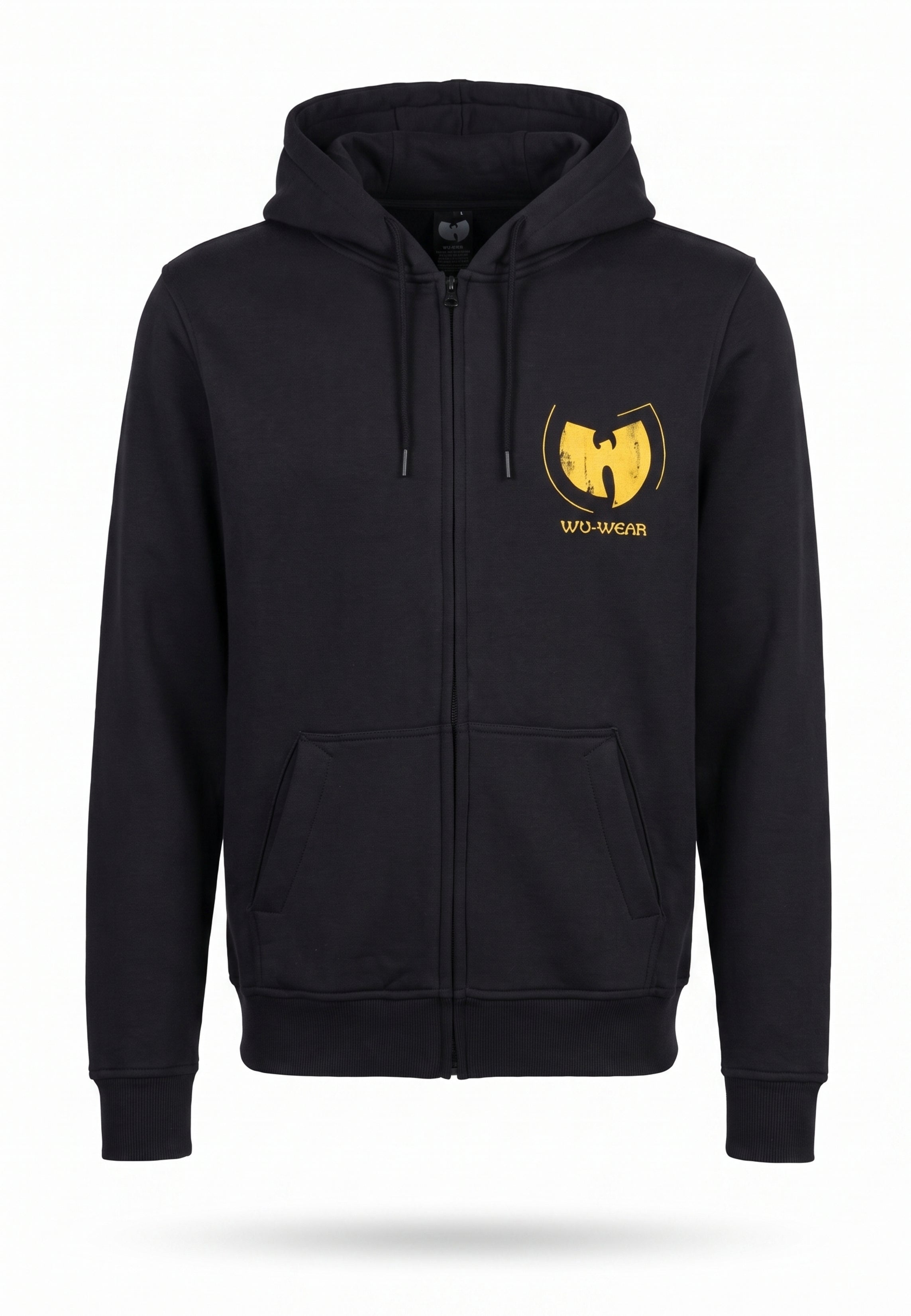 WuWear WuWear Vintage Zip-Hoodie in schwarz