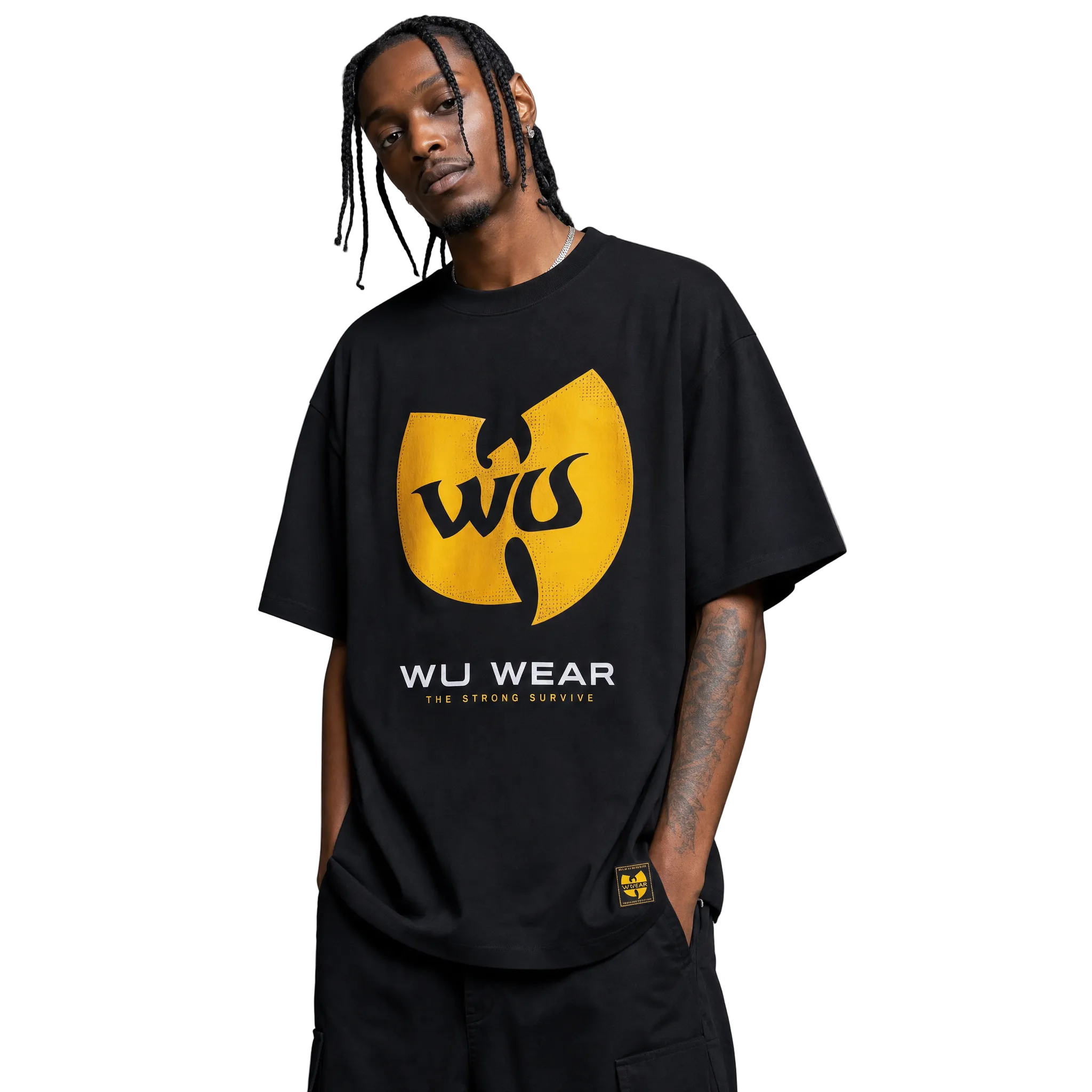 WuWear Wu T-Shirt in Schwarz