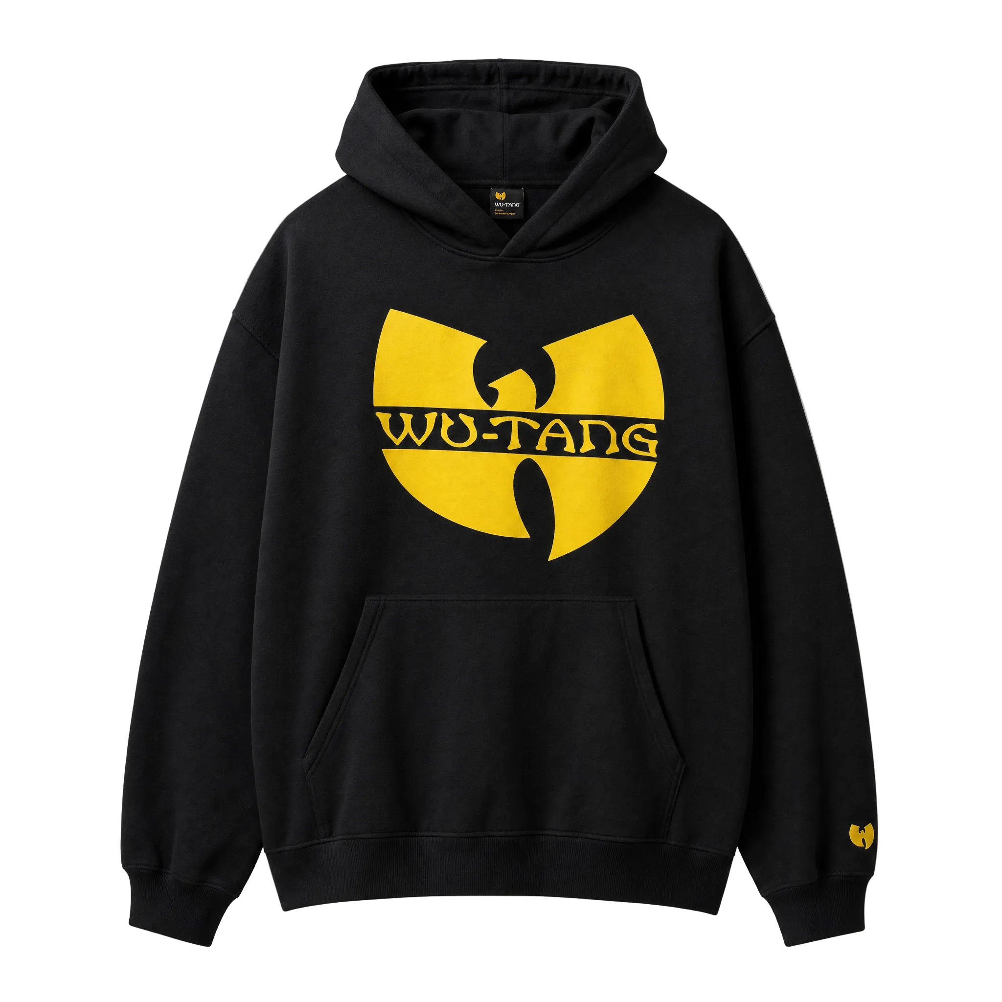 WuWear WuTang Hoodie in Schwarz (Logo gelb)