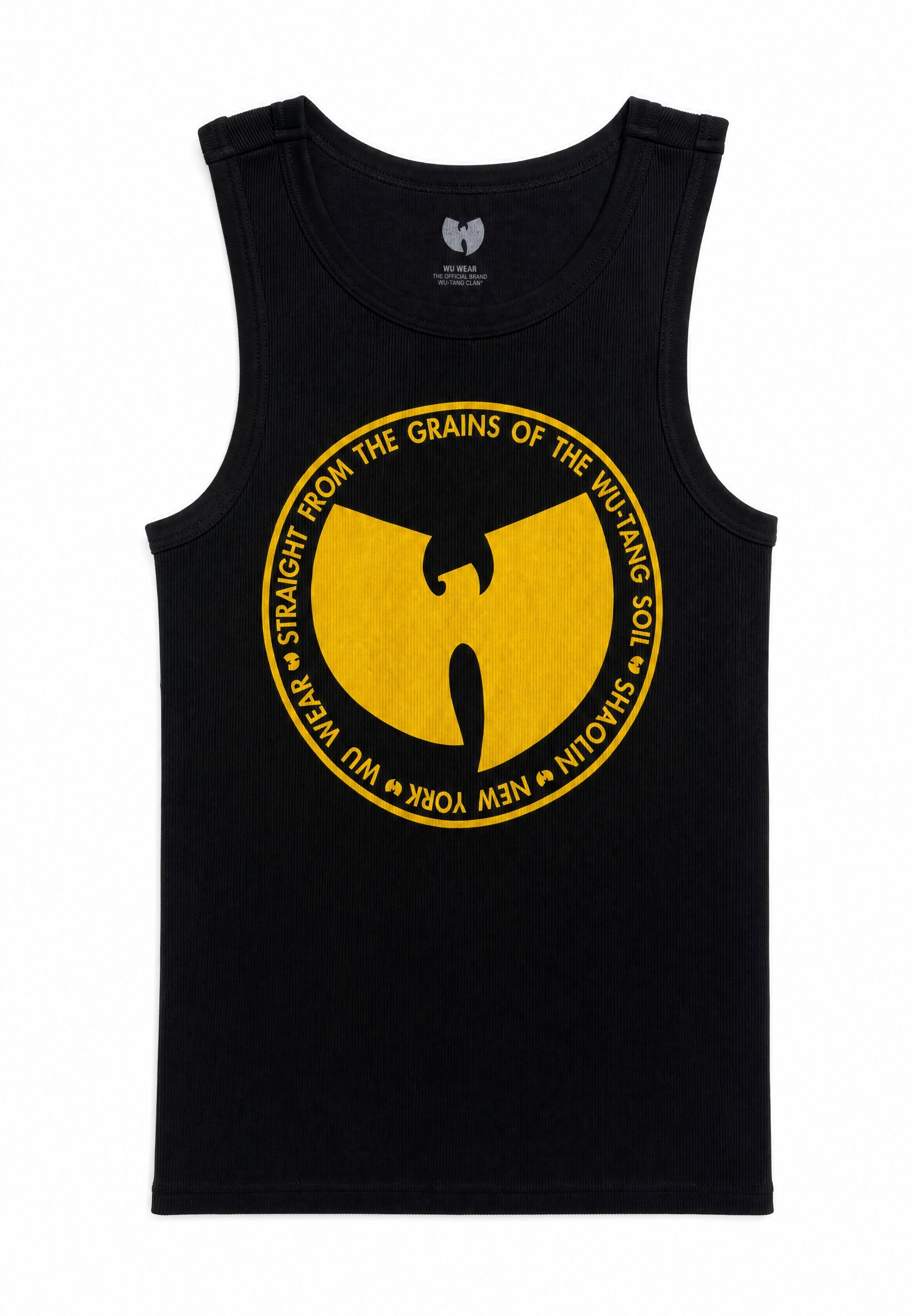 WuWear WuWear WuTang Tanktop in Schwarz (Logo gelb)
