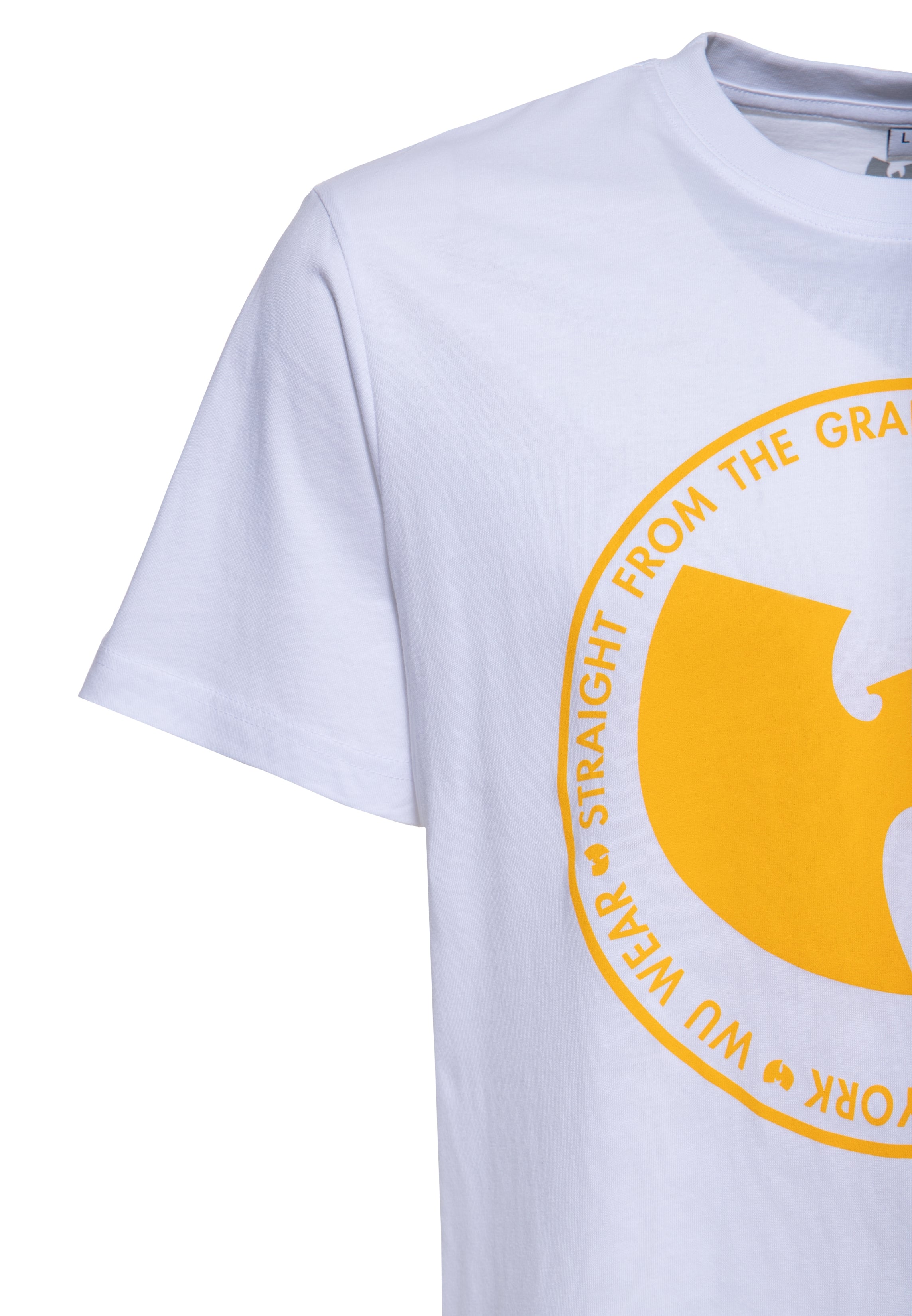 WuWear nan in Weiß (Logo gelb)