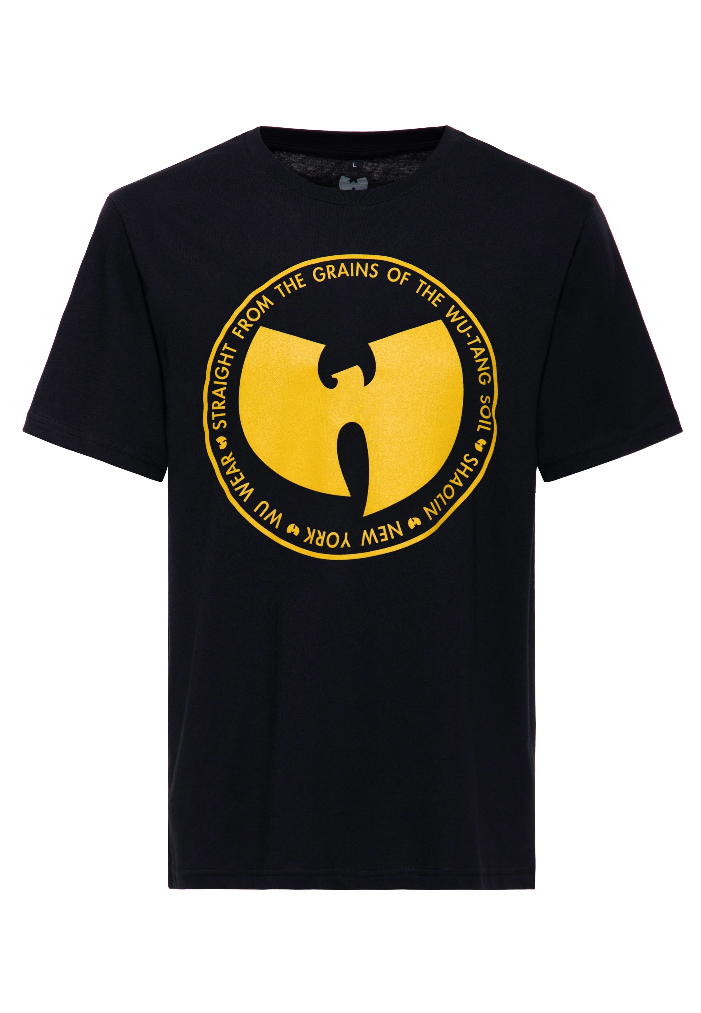 WuWear WuWear WuTang 3D Print T-Shirt in Schwarz (Logo gelb)
