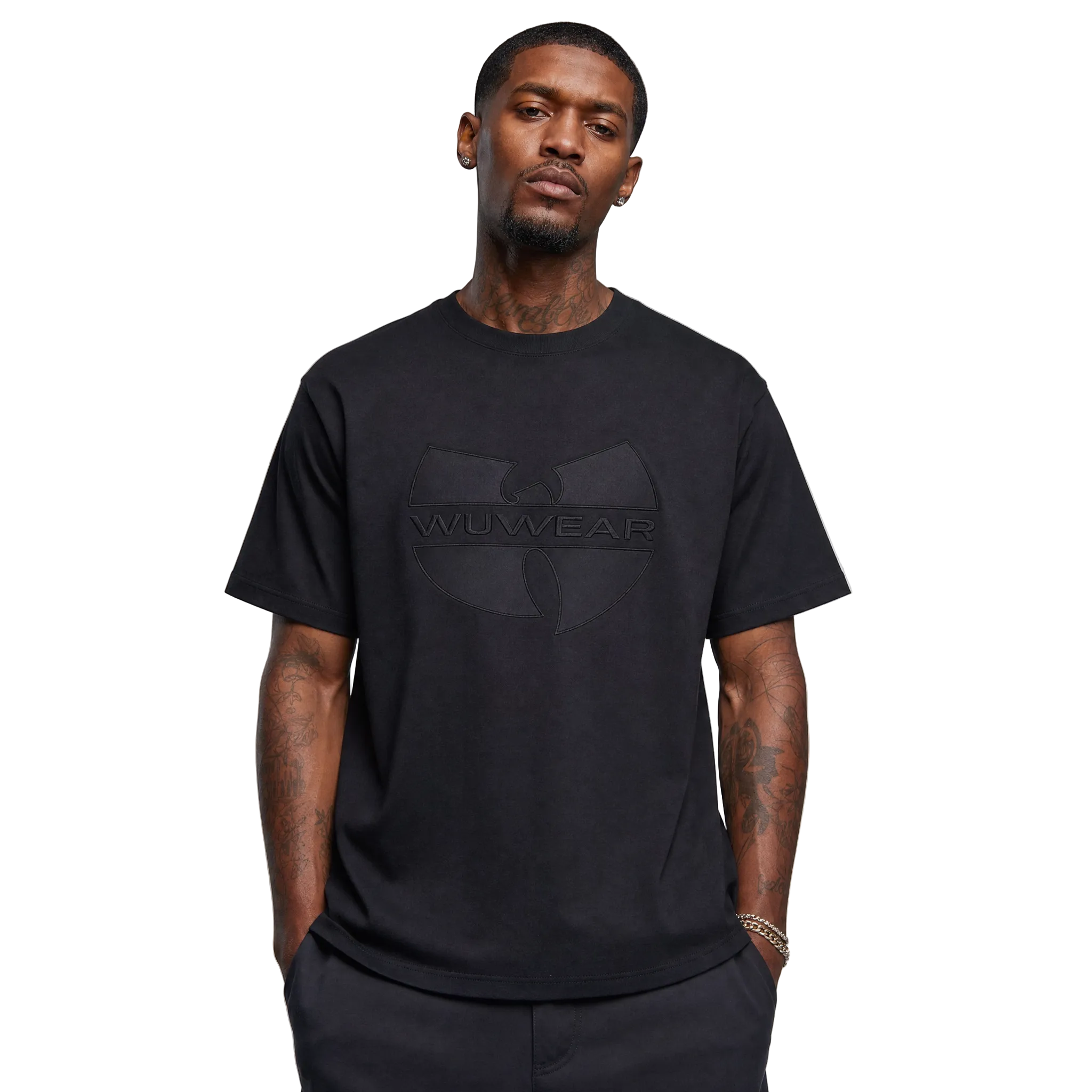 WuWear WuWear T-Shirt in Schwarz (Logo schwarz)