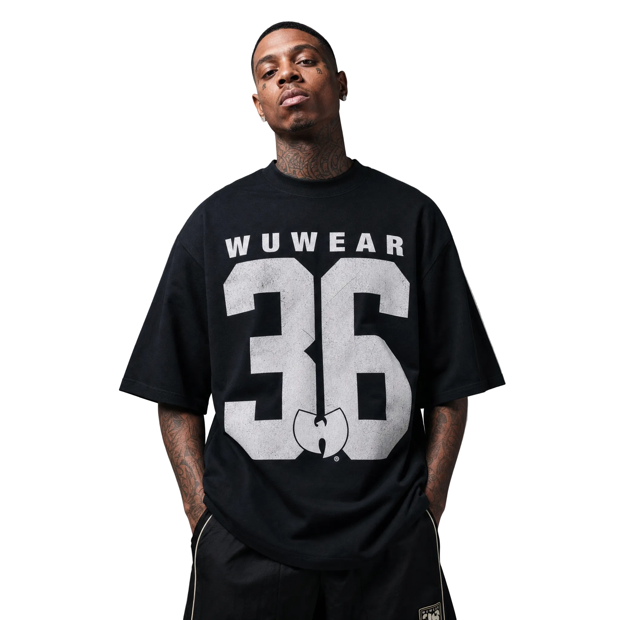 WuWear 36 T-Shirt in Schwarz