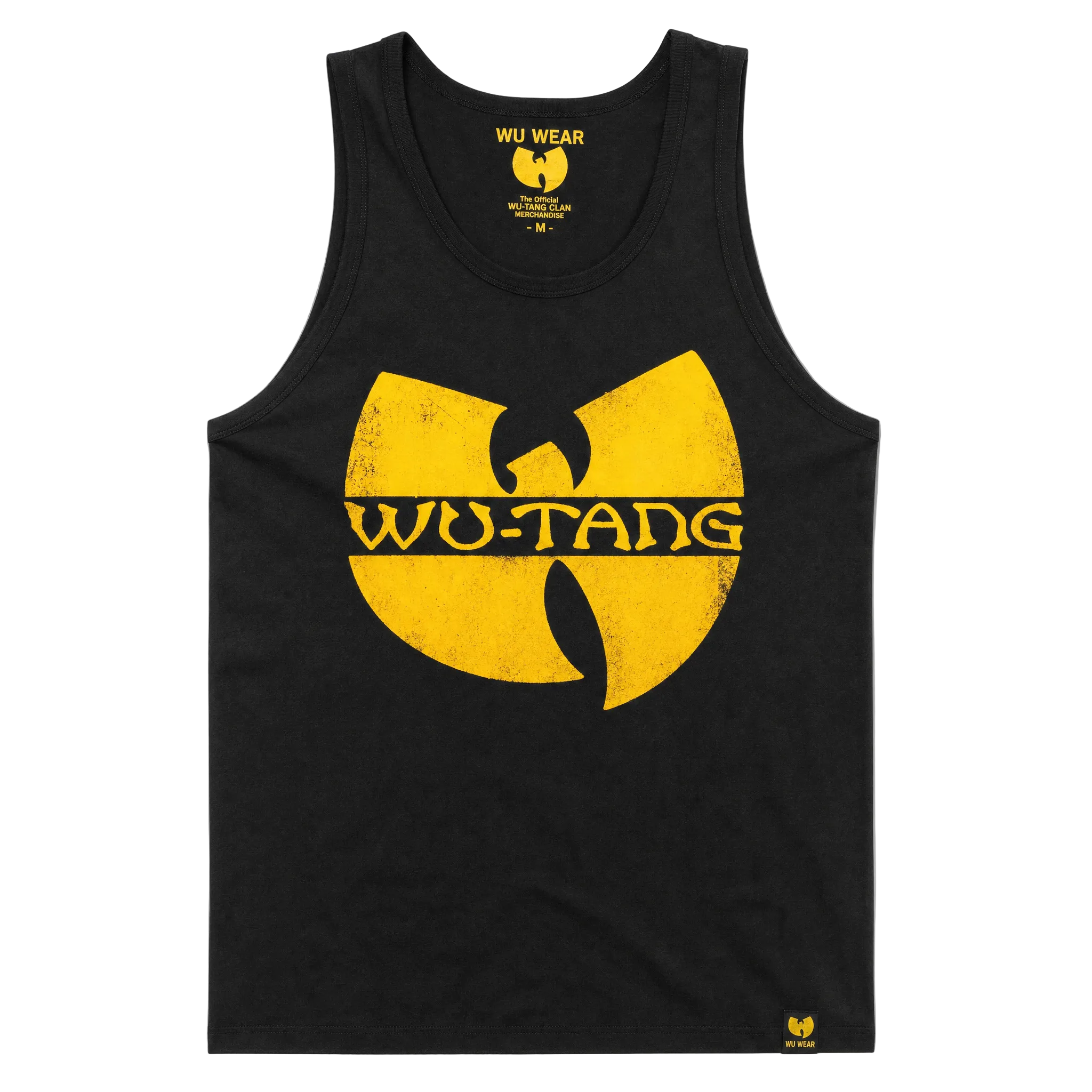 WuWear WuTang Tanktop in Schwarz (Logo gelb)