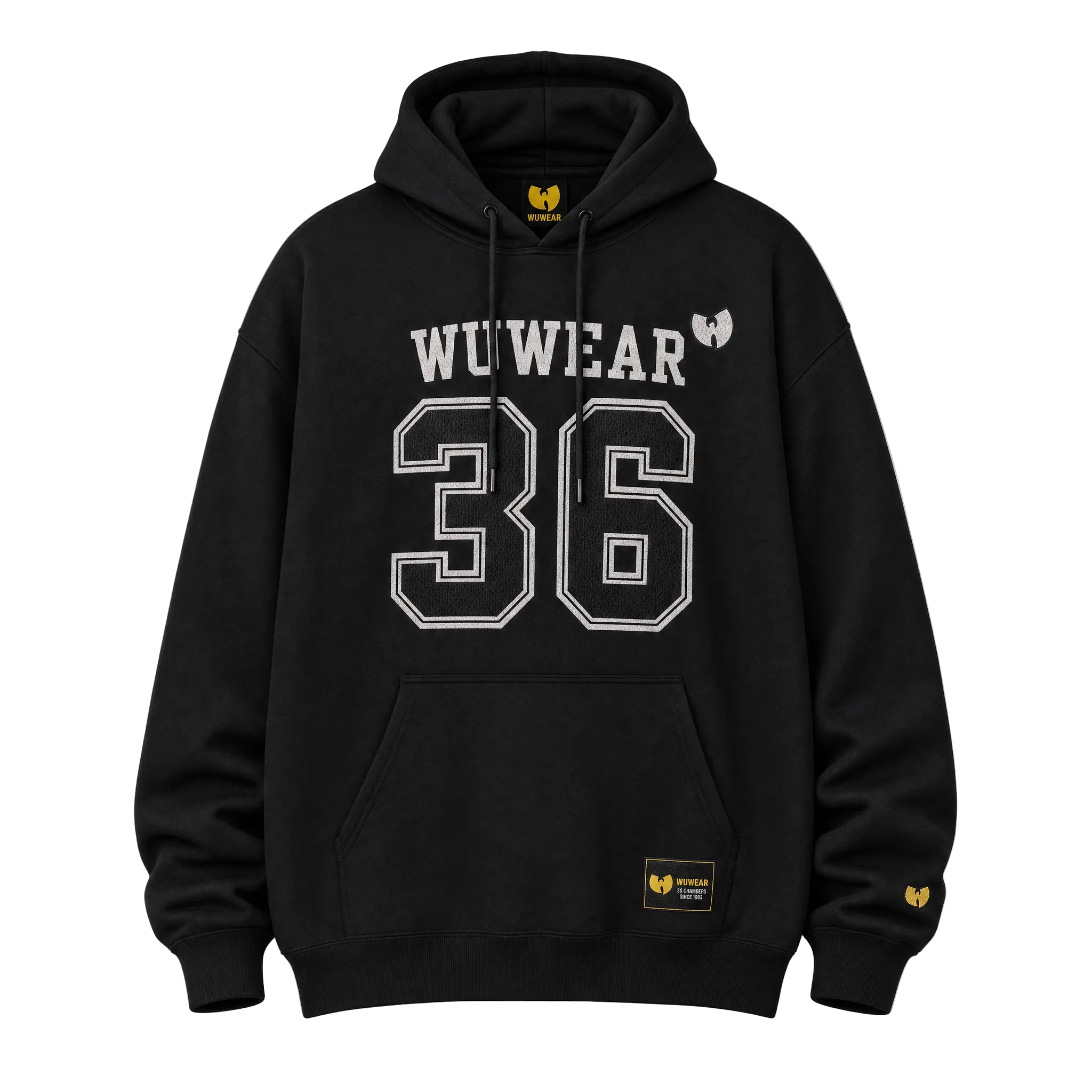WuWear 36 Hoodie in Schwarz